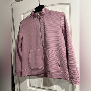 Light mauve pink Skechers zip up top XL women’s